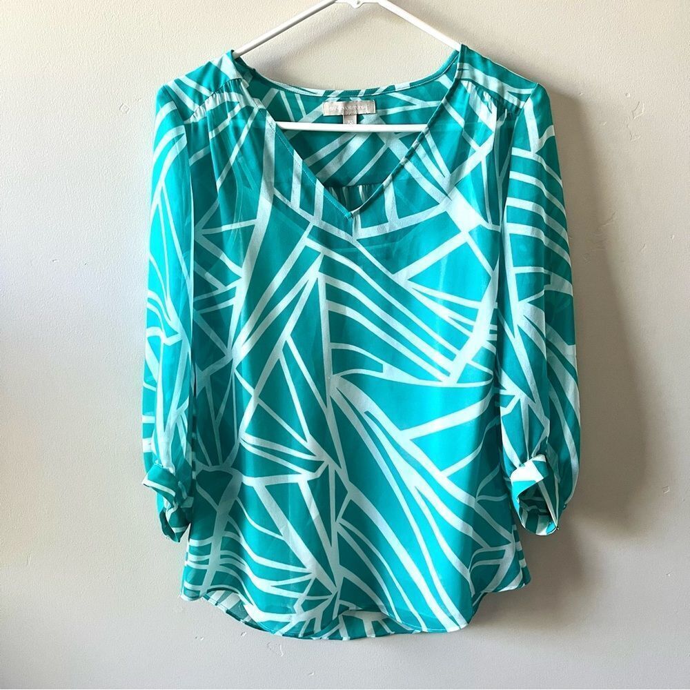 BANANA REPUBLIC Sheer Blouse with Tank Top Underneath Size XS